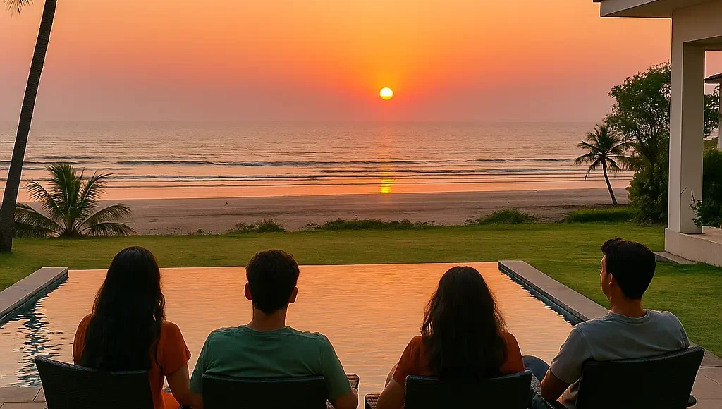 best sunset point in Alibaug- Mumbai