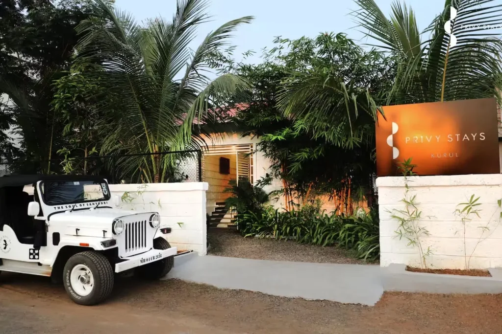 Villas with views of rice paddies