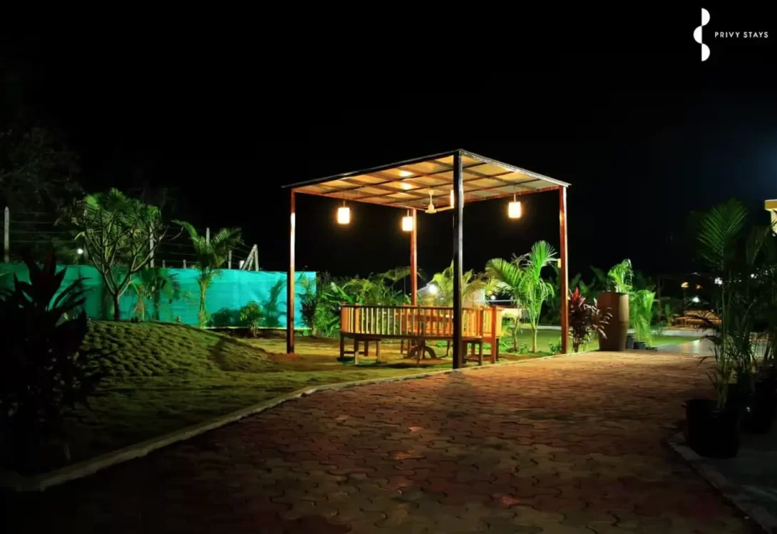 Warm lighting and elegant decor