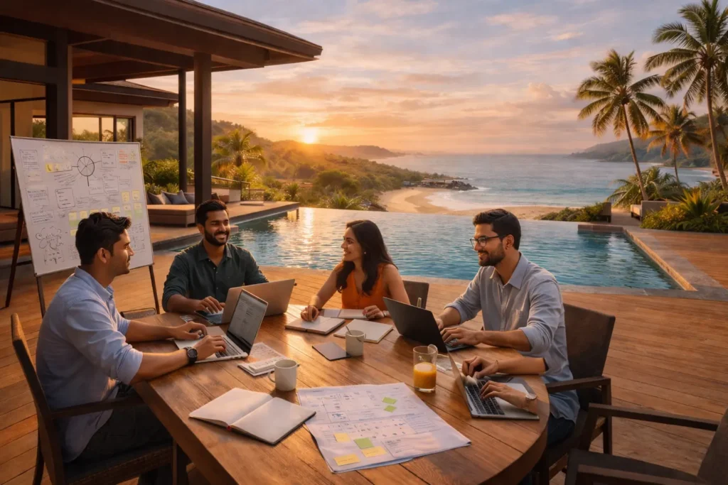 Offsite Retreats for Startups- Benefits for Team Growth and Innovation