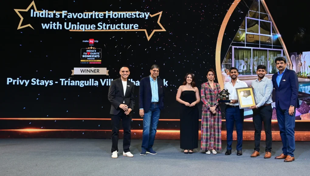 India’s Favorite Homestay Award Won by Privy Stays -Triangulla Villa Alibag