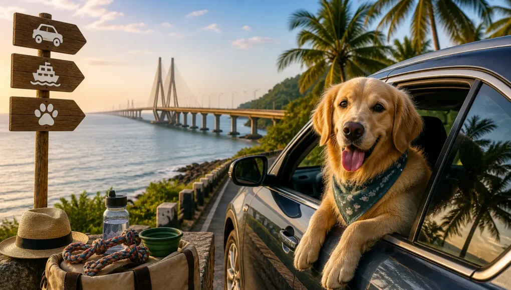 Mumbai to Alibaug with Dog- Travel Guide